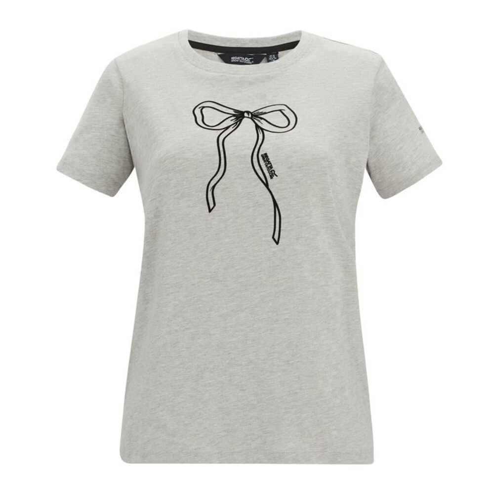 Regatta Womens/Ladies Filandra VX Bow T-Shirt / Gray Marl